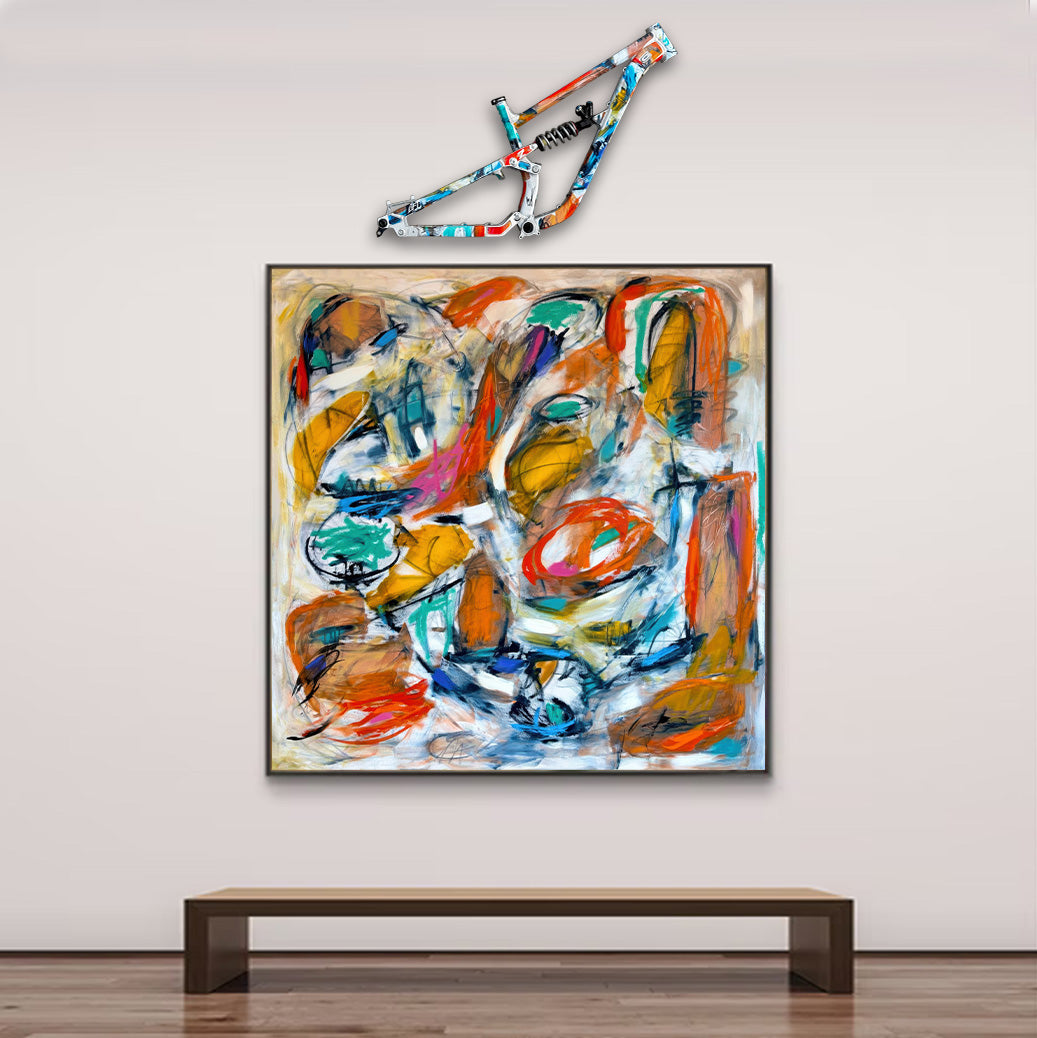 Laurent Proneur "Mental Abstraction" Oil On Canvas - (1 of 1)