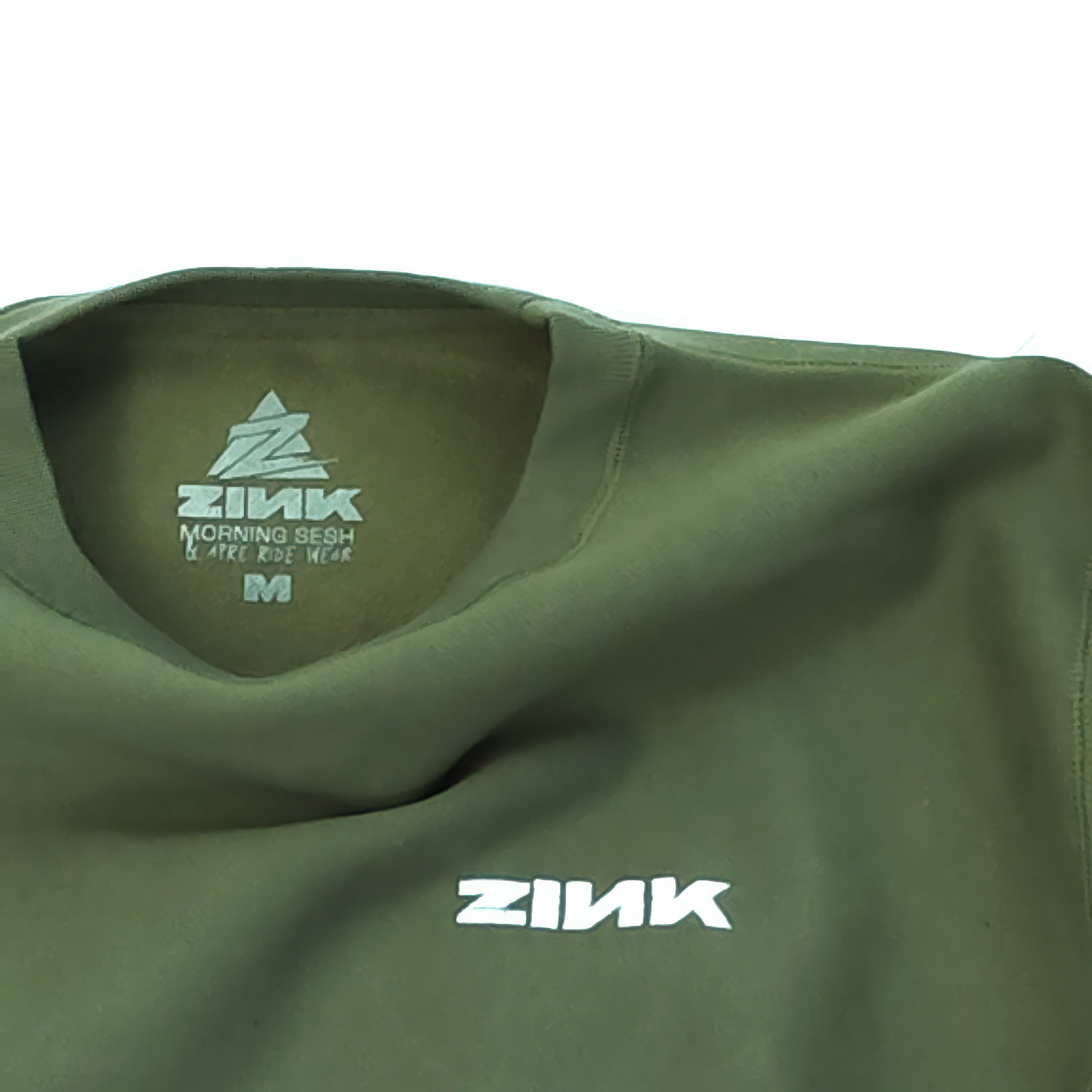 Embroidered Heavyweight Crew Neck - Olive
