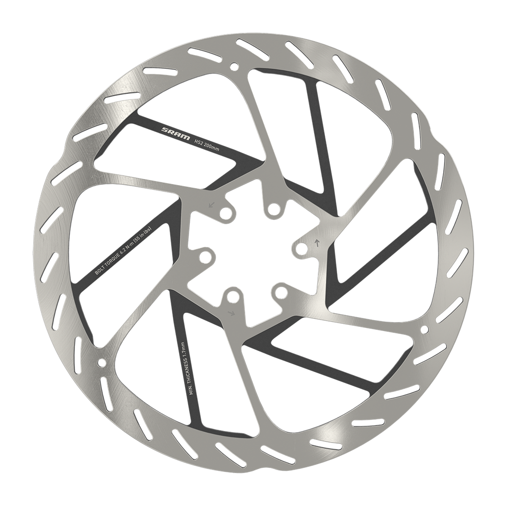 Rotor HS2 200 mm Center Lock Rounded (set)